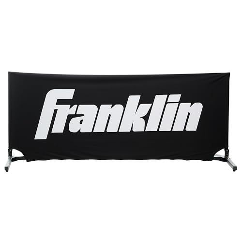 Filet de barrière de cour Franklin Sports noir de 25' pour bloquer les ballons de sport