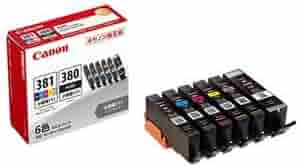 Amazon.co.jp: キヤノン インクタンクBCI-381s+380s/6MP 6色