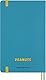 Moleskine 18 Monate Peanuts Charlie & Lucy Wochen Notizkalender 2025/2026, L/A5, 1 Wo = 1 Seite, fester Einband, Riffblau