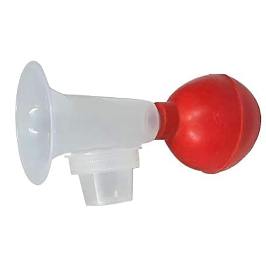 Raindrop World Breast Reliever Pump Milk Pump Machine Manual Breast Pump with Milk Container Red Color