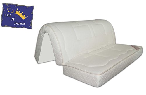 Matelas BZ 140x200 Latex Naturel de densité 80 Kg/m3 et Mousse Poli Lattex Indéformable Tissu Strech très résistant - Hauteur 15 cm - Soutien Ferme + Protège Matelas OFFERT 140x200 GOLD15