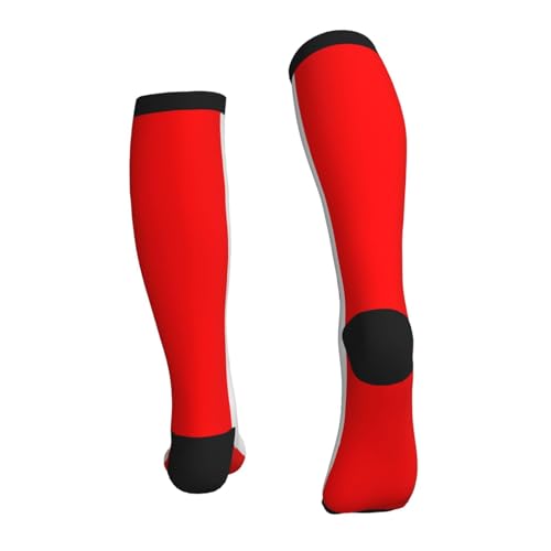 Canadian Flag Print Mens Tube Socks,Womens Running Socks,Sport Compression Socks For Men And Women3