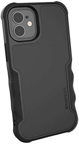 Smartish iPhone 12 Mini Armor Case - Gripzilla [Rugged + Protective] Slim Tough Grip Cover - Black Tie Affair