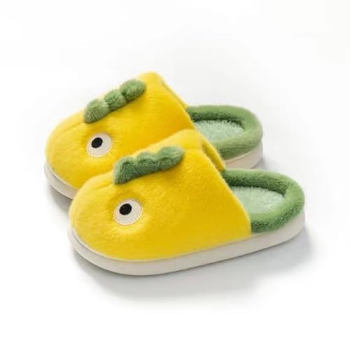 Toddler Boys Girls Animal Dinosaur Slippers Kids Indoor House Shoes for Winter Warm Cartoon Soft Plush Footwear4
