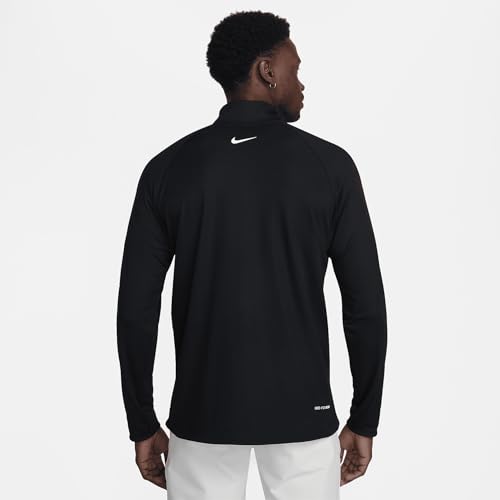 Nike Tour Men's Dri-FIT ADV 1/2-Zip Golf Top (Black/Black/White, FD5833-010) Size Medium2