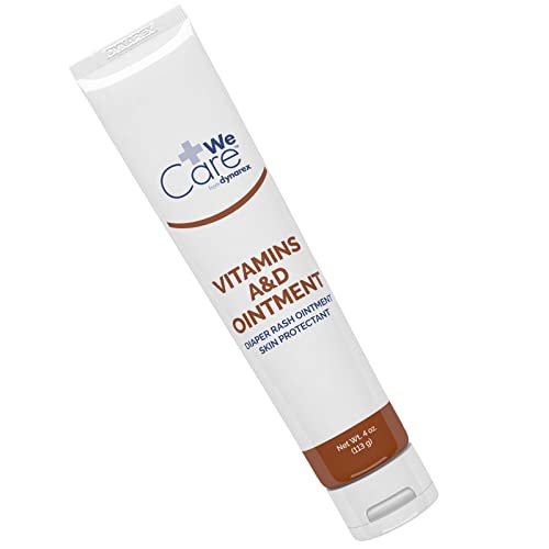 Dynarex Vitamins A & D Ointment, Ointment with Vitamin A and Vitamin D Skin Protectant, for Diaper...
