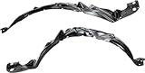 Fender Liner Set for 1998-2002 Honda Accord Front Left & Right Side Plastic Pair
