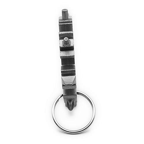 18-in-1 snowflake multi tool stainless steel,phillips and flat head screwdriver, bottle opener,portable,keychain attached,perfect christmas and birthday gift.