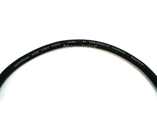 Monoprice Premier Series XLR Male to RCA Male Cable Gold Plated Connectors | 16AWG Shielded Twisted Pair Oxygen-Free Copper Braid Conductors by Monoprice - Used condition - Image 3