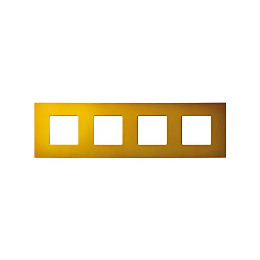 Funda 4 elementos amarillo artic pour harmoniser vos prises murales