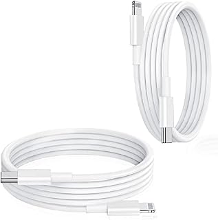 2 Pack Apple USB-C to Lightning Cable [Apple MFi Certified] iPhone Charger Cable PD Fast Type C to Lightning 2M Compatible with iPhone 13/13 Pro/13 Pro Max/12/12 Pro/SE/11/11 Pro/XS Max/XR/X/8/7/iPad