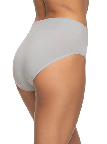 Image of Felina Pima Cotton Hipster - Seamless Cotton Underwear for Women - Soft and Breathable Womens Underwear (Italian Garden, X-Large)