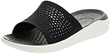 adulto Crocs LiteRide Slide Unisex Adulta Chancla, Negro (Black), 41/42 EU