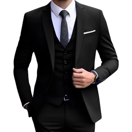 Terno Microfibra Preto Slim Italiano Blazer e Calça (BR, Numérico, 50, 52, Regular, Regular, 1)