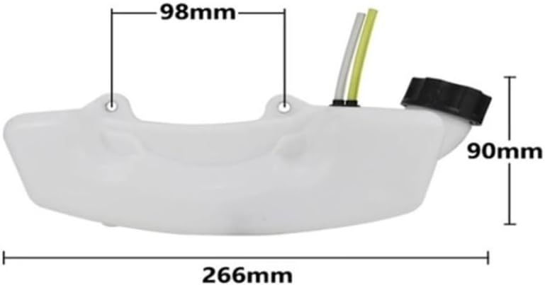 Lawn Mower Fuel Tank Fit For CG430 520 52cc 43cc Parts(Type B)