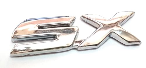 Image of Car Name Emblem Monogram Logo Sign Badge Decals Sticker Chrome Plastic for (SX)
