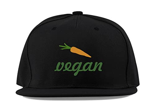 Casquette baseball coton visière plate noir pour homme et femme