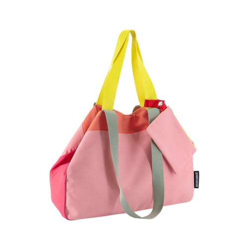 REMEMBER Canvas Tasche Rosi B 50 x T 16 x H 36 cm Baumwolle/Polyester Robuste Stofftasche aus Canvas wiederverwendbare Einkaufstasche für Alltag Shopping oder Freizeit nachhaltige Tragetasche