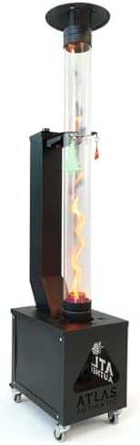 Big Timber Wood Pellet Patio Heater That Will Transform Your Outdoors 8 Atlas Authentic Wood Pellet Patio Heater – Smokeless Flame, Portable with Wheels, Easy Cleanout – Durable, Modern Look for Home, Garden & Camping