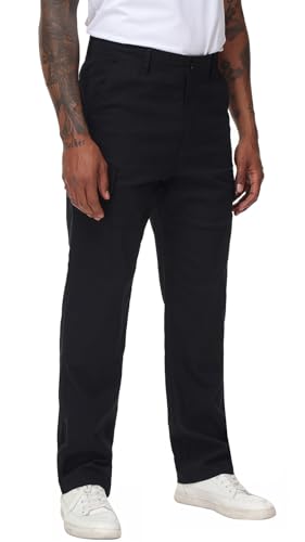 Soojun Men's Fashion Lightweight Cargo Style Casual Pants4