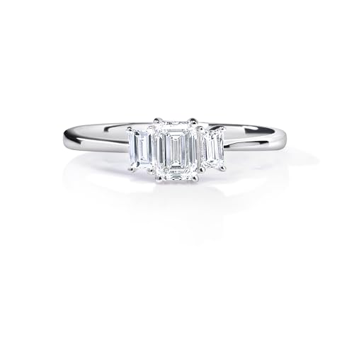 Diamond Affection 1/2 Cttw Emerald Cut Ring