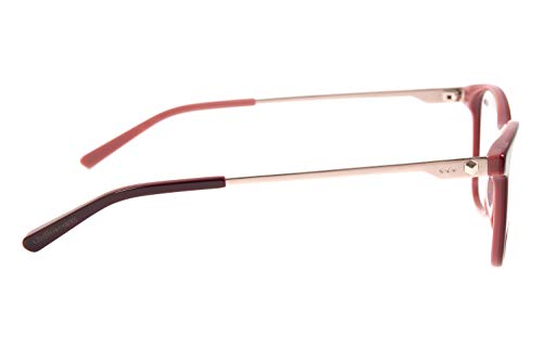 Armação Para Óculos De Grau Feminino Chilli Beans Quadrado Vinho, LVMU0204 0417