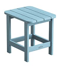 Cecarol Normal Size Adirondack Chair Oversized Side Table, All Weather Resistant And Durable Chair For Indoor, Outdoor, Garden-Lake Blue #TOP2