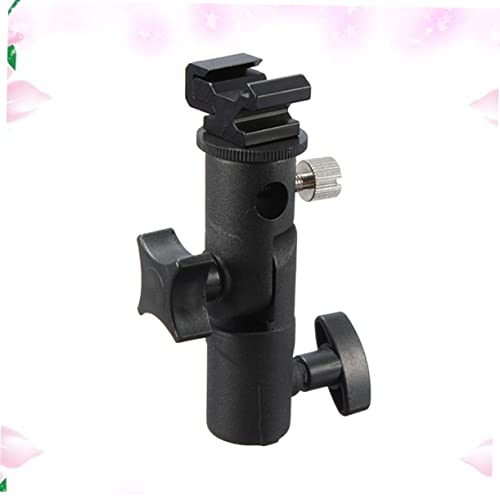 Soporte de flash de metal con anclaje multiusos para paraguas fotográfico 6