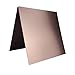 VRFTGHYJU Thin Rose Gold Anodized Aluminium Sheet Plate - Blank for Marking & Engraving, Industrial & DIY(200X200X1.2mm 3pcs)