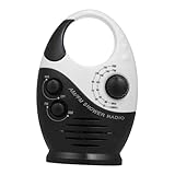 Warmhm Wasserdichtes Duschradio mit Am Fm Empfänger Einstellbare Lautstärke Tragbares Bad Radio für Outdoor aktivitäten und Notfälle Kompakt Robust und Vielseitig für Dusche und Reise