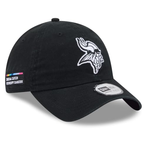 New Era Men's Black Minnesota Vikings 2026 NFL Crucial Catch Casual Classic Adjustable Hat