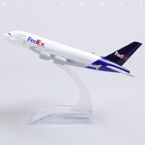 Modelo de avión A380 escala duradera que soluciona la falta de espacio en vitrinas de metal 5