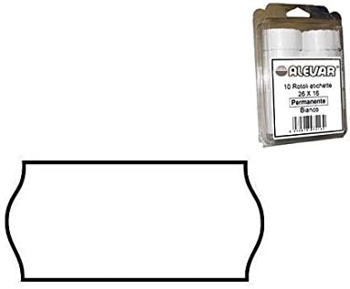 Alevar 268/BLR Rolls Labels for Pricers, White