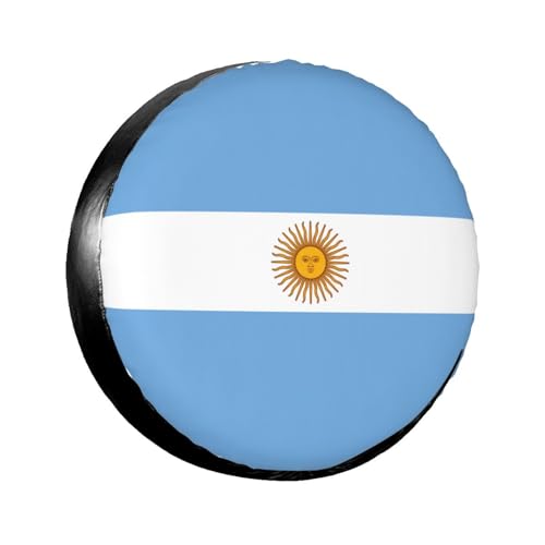 Cubierta de neumático de bandera argentina de 14 a 17 pulgadas de diámetro de rueda de remolque de coche, camión, PVC, impermeable, protección a prueba de polvo