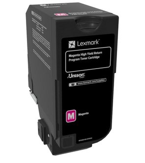 74C2HM0 - Cartucho de tóner de Return-Toner Magenta 12K Magenta Retornable (CS725)