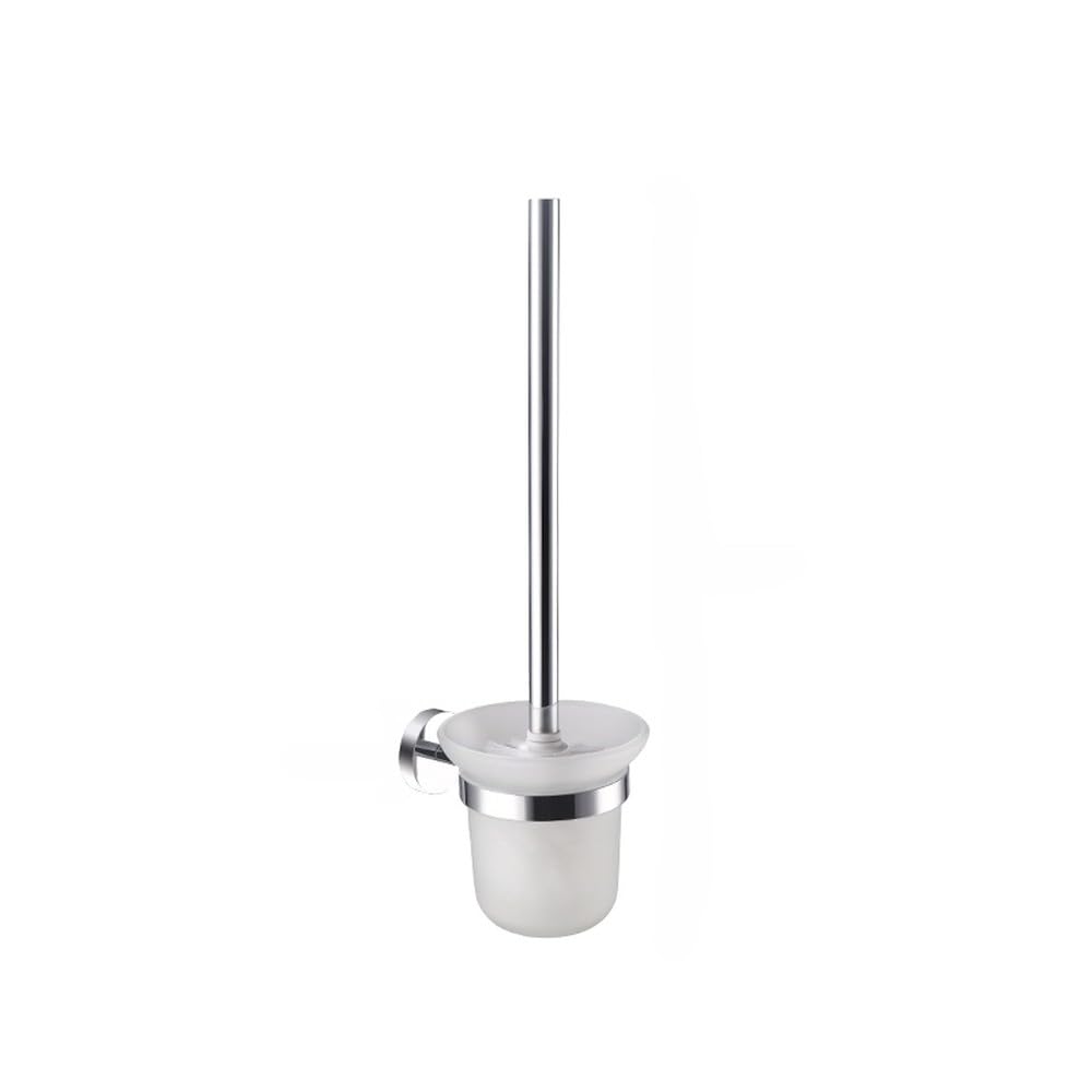VVW&LIU Chrome Bathroom Stainless Steel Towel Rack Towel Ring Toilet Paper Holder Towel Bar Toilet Brush Holder Hardware Accessories,