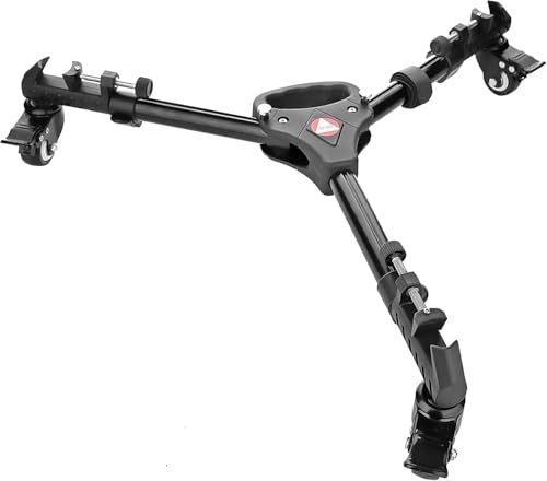 YaeCCC Tripod Dolly Wheels Heavy Duty Tripod Wheels VX-600 Tripod Dolly with Adjustable Leg Mounts Compatible with Canon Nikon Sony DSLR Camera Camcorder Photo Video