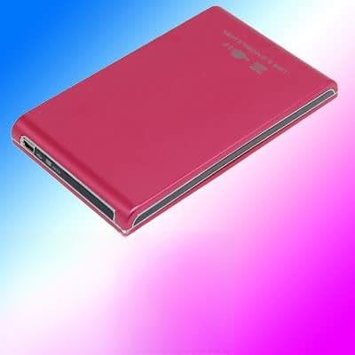 Ruilogod レッド 2.5インチ HDD SATA ハードドライブ USB 2.0 外付けケースボックス