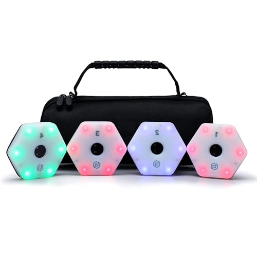 Luci Per Allenamento Speed ​​Agility, Luci Per Allenamento Di Reazione Per Allenamenti Di Coordinazione Occhio-mano, 4 Luci, Velocità E Agilità Per Allenatori, Test Sportivi, Allenamento Con La Palla