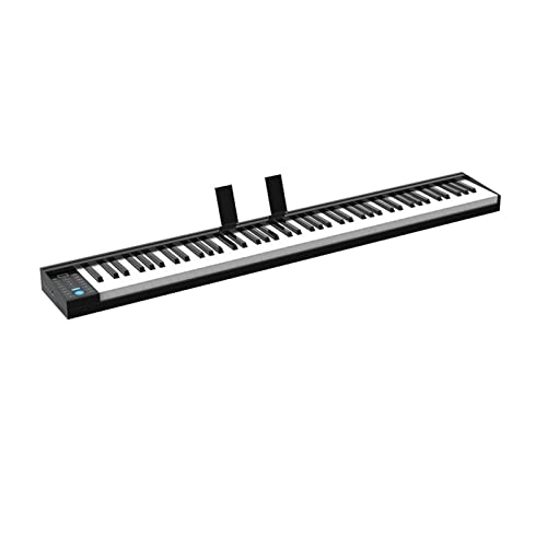 Piano à clavier portable Full-Size Weighted 88-Key Digital Piano MIDI Bluetooth Bulit-in Speaker Piano électrique rechargeable avec pédale de sustain for adultes débutants - Les Beatles, Paul McCartney, John Lennon, RIngo Starr, George Harrison Piano à clavier portable Full-Size Weighted 88-Key Digital Piano MIDI Bluetooth Bulit-in Speaker Piano électrique rechargeable avec pédale de sustain for adultes débutants