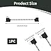 Drohne Kabel USB C, Micro USB auf USB C Kabel Drohne, DJI Controller Kabel, OTG Draht für Fernsteuerung, Datenübertragung für DJI Mini SE Mavic Mini Air 2 Pro, 90 Grad L Form 15 cm Nylon