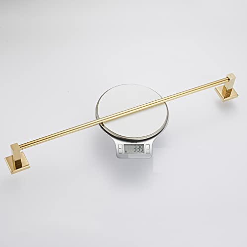 Barre Porte-Serviettes sans perçage en cuivre or pour salle de bain