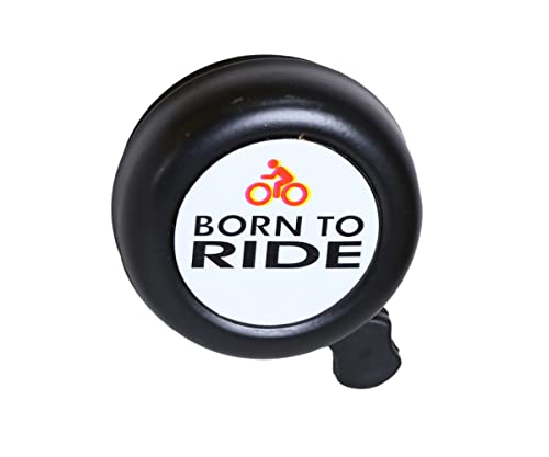 Image of Vamos Cycle Bell for Loud and Crisp Sound for Adults and Kids Bicycle (Born to Ride)