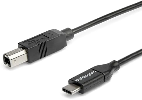 StarTech.com USB to USB C Cable – 1m / 3 ft – 5Gbps – USB A to USB C – USB Type C – USB Cable Male to Male – USB C to USB (USB315AC1M),Black 16