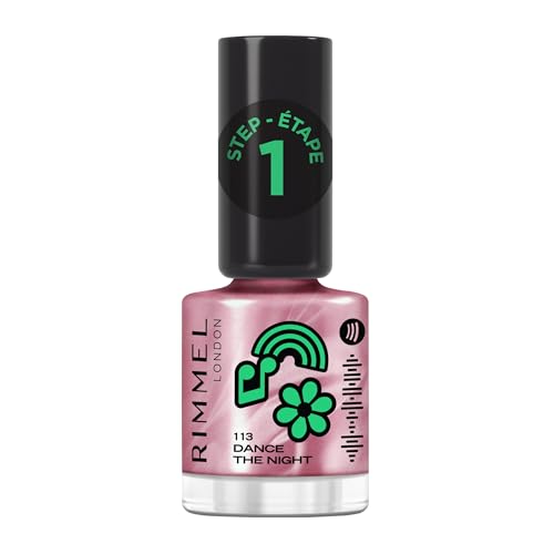 Rimmel Full Volume Collection Super Gel Smalto, 113 Dance the Night, Smalto, Lunga tenuta, Perlato iridescente per un effetto ultra luminoso, 12 ml
