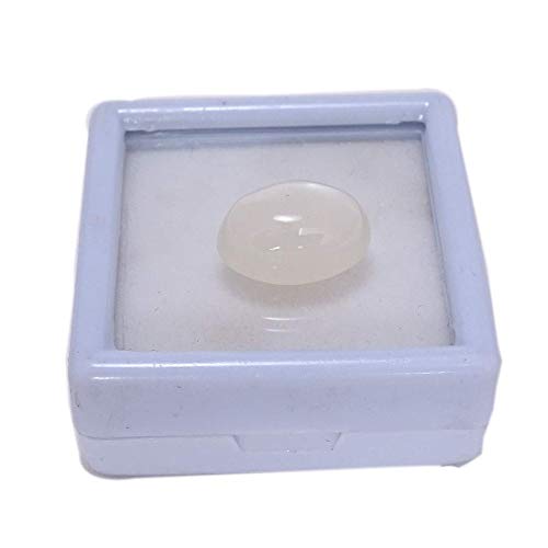 Pierre précieuse blanche naturelle de 9,90 carats taillée en 11 Ratti du Sri Lanka