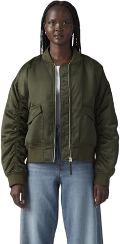 Levi's Femme Blouson Andy avec Poches à rabat, Standard Fit, Vert (Deep Depths), XS