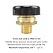HYDRO MASTER Vacuum Relief Valve, Water Service Low Profile Vacuum Relief Valve for Water and Heater Tanks, 3/4 inch