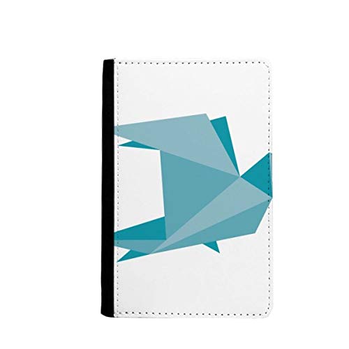 Portefeuille de voyage pigeon vert origami pour organiser vos papiers