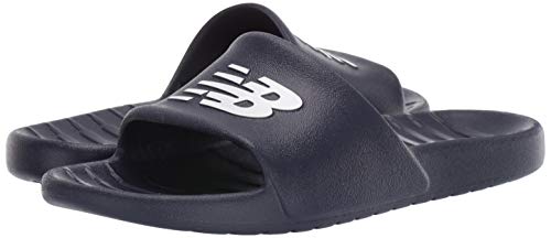 New Balance Unisex-Adult 100 V1 Slide Sandal, Navy/Navy, 11.5 Wide Women/10 Men #TOP7